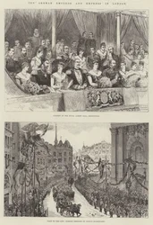 Der deutsche Kaiser und die Kaiserin in London